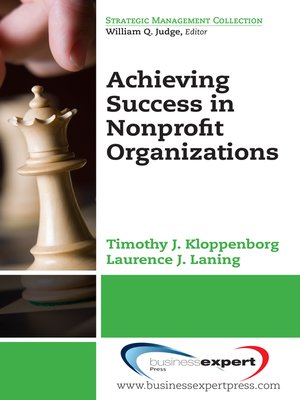cover image of Achieving Success in Nonprofit Organizations